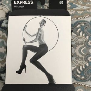 Express dark gray tights. NWT. Size S-M